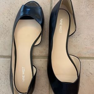 Black Nine West Flats Size 11